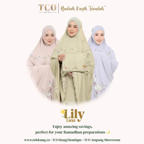 Telekung Lily Luxe by TCO - IG Post