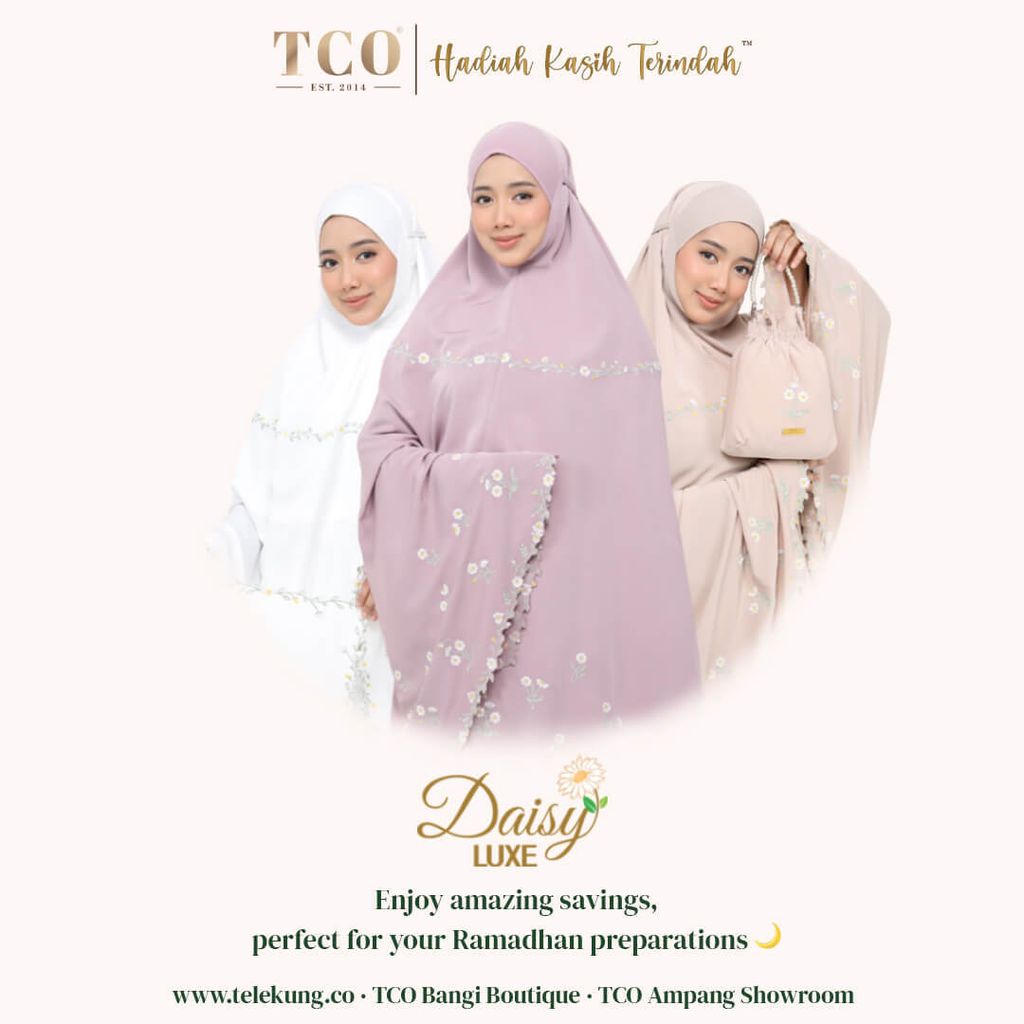 Telekung Daisy Luxe by TCO - IG Post