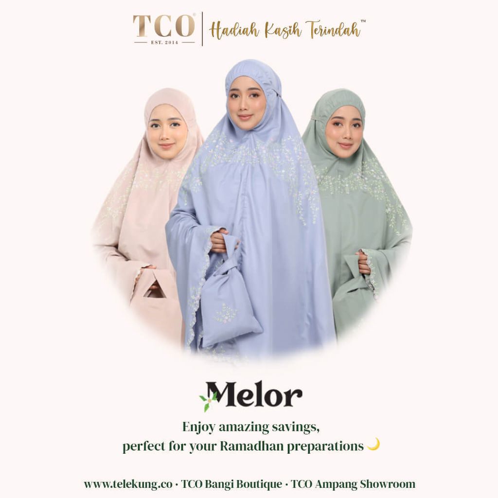 Telekung Melor by TCO - IG Post