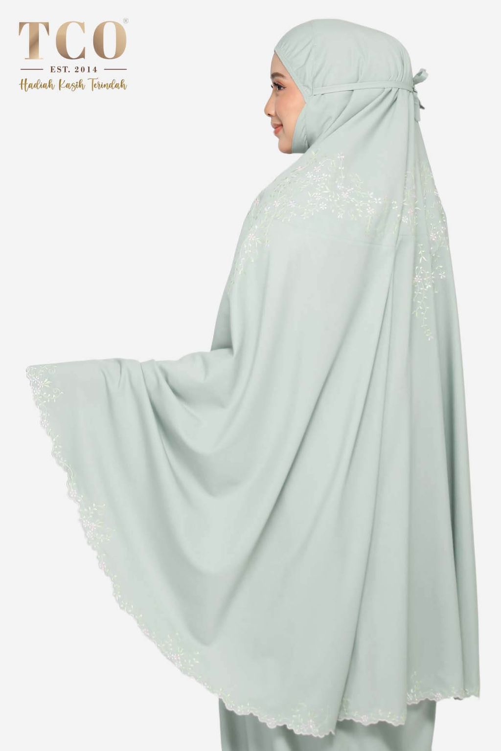 03_Telekung TCO Melor Dusty Green
