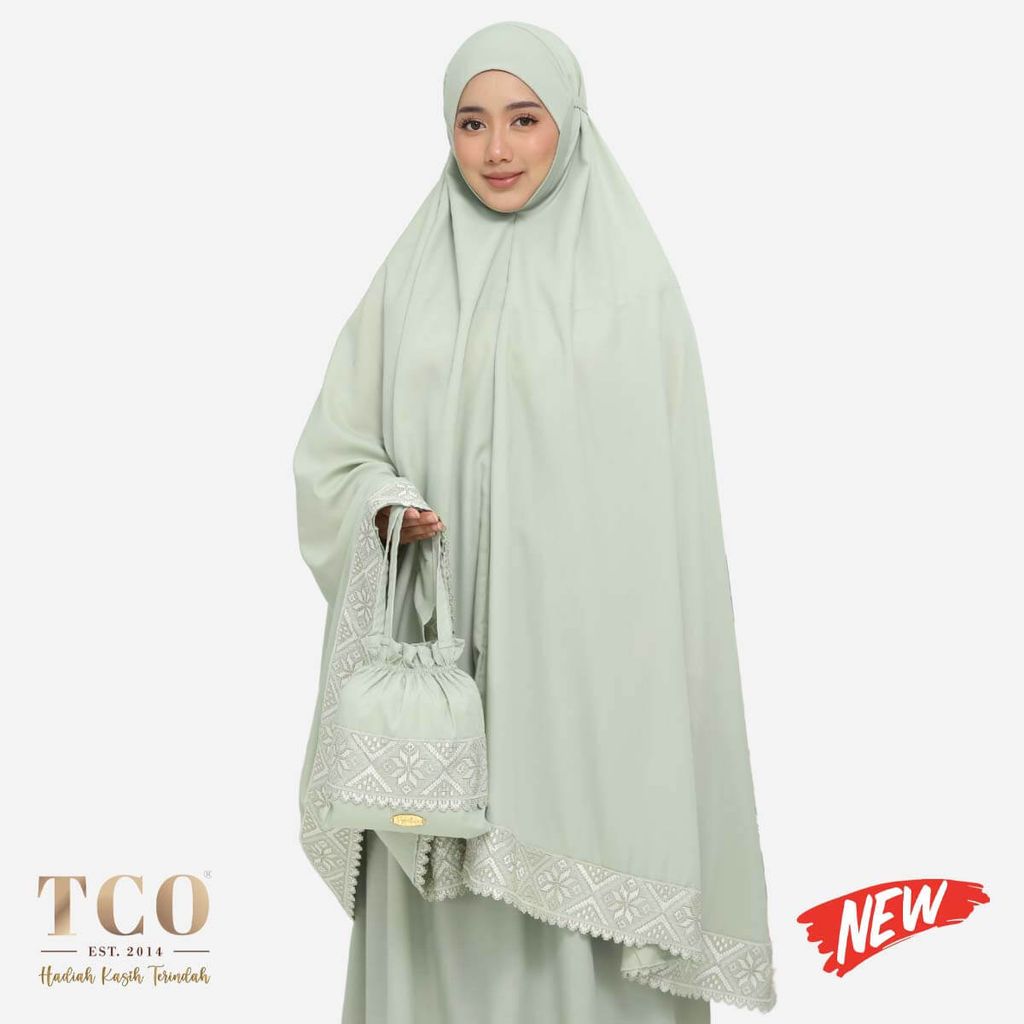 01_Telekung TCO Signature Tatreez Pale Olive New