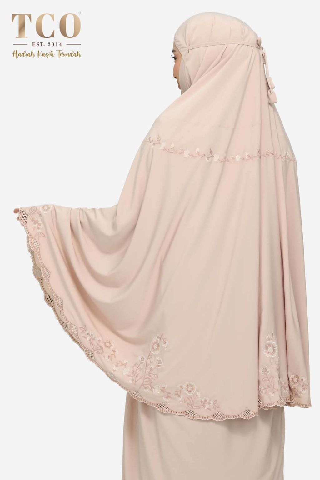 03_Telekung TCO Windy Luxe Almondy Latte