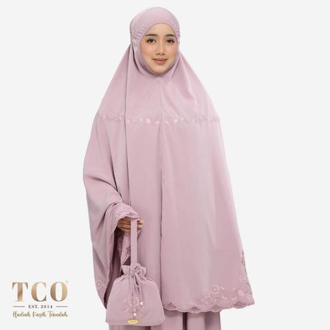 01_Telekung TCO Windy Luxe Dusty Mauve