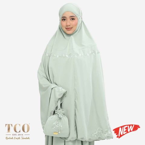01_Telekung TCO Windy Luxe Smoke Green New