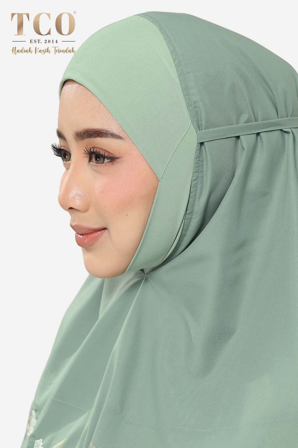 04_Telekung TCO Signature Camellia Moss Sage
