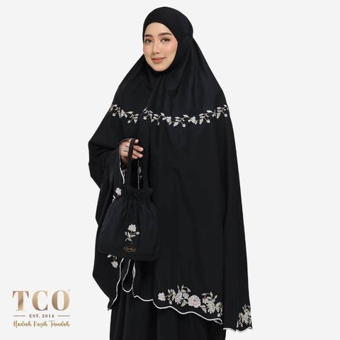 01_Telekung TCO Signature Camellia Midnight Black