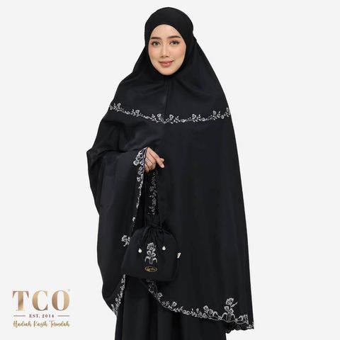 01_Telekung TCO Signature Tulip Midnight Black