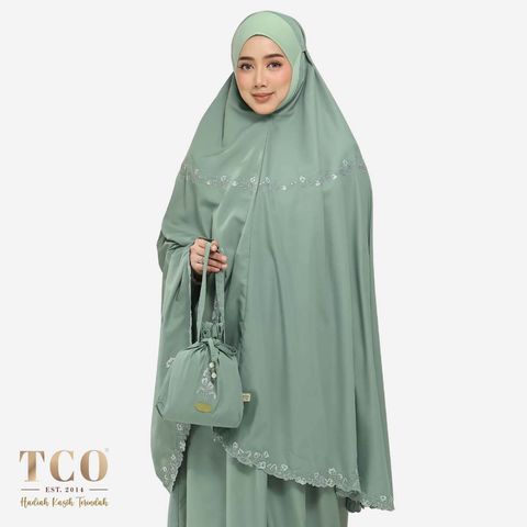 01_Telekung TCO Signature Tulip Moss Sage