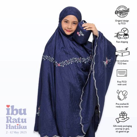 02_Telekung TCO Travel Wander Kids Navy Blue