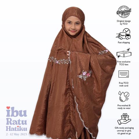 06_Telekung TCO Travel Wander Kids Coffee Brown