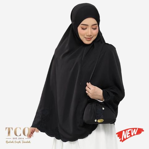 01_Telekung TCO Peony Luxe Jet Black New