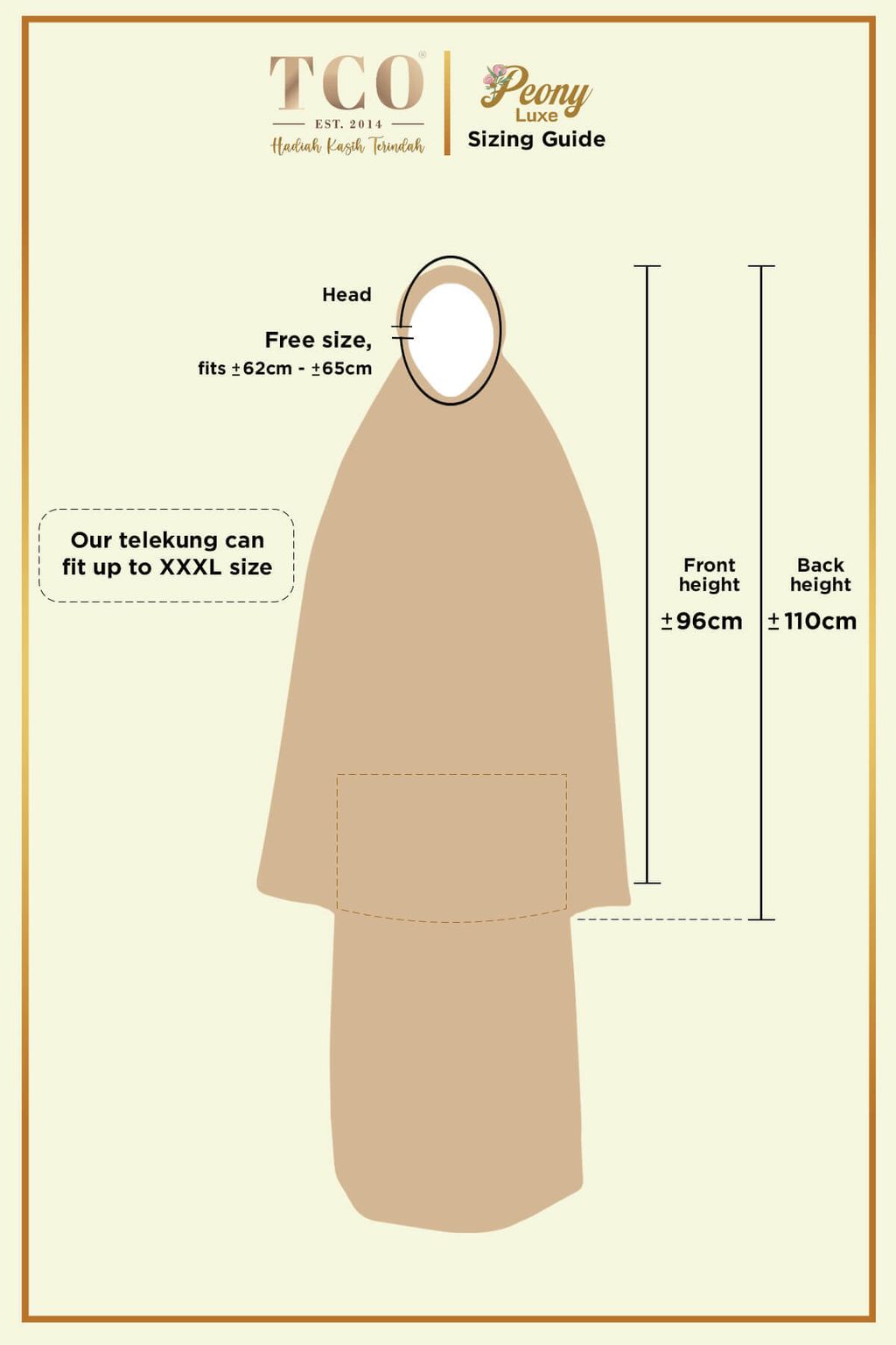 Telekung Peony Luxe by TCO - Sizing Guide (1)