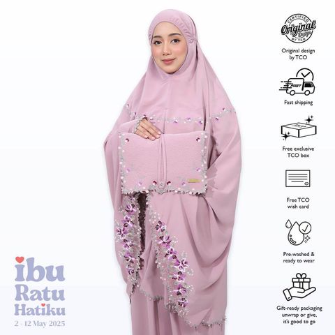 07_Telekung TCO Orked Luxe Dusty Mauve