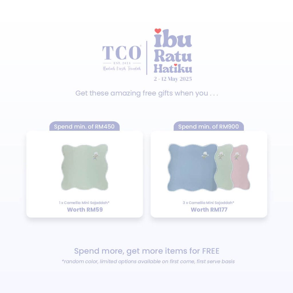 Free TCO gifts with minimum spend