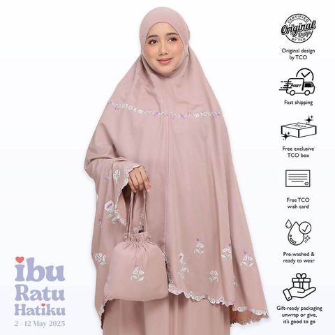 01_Telekung TCO Petunia Toffee Latte