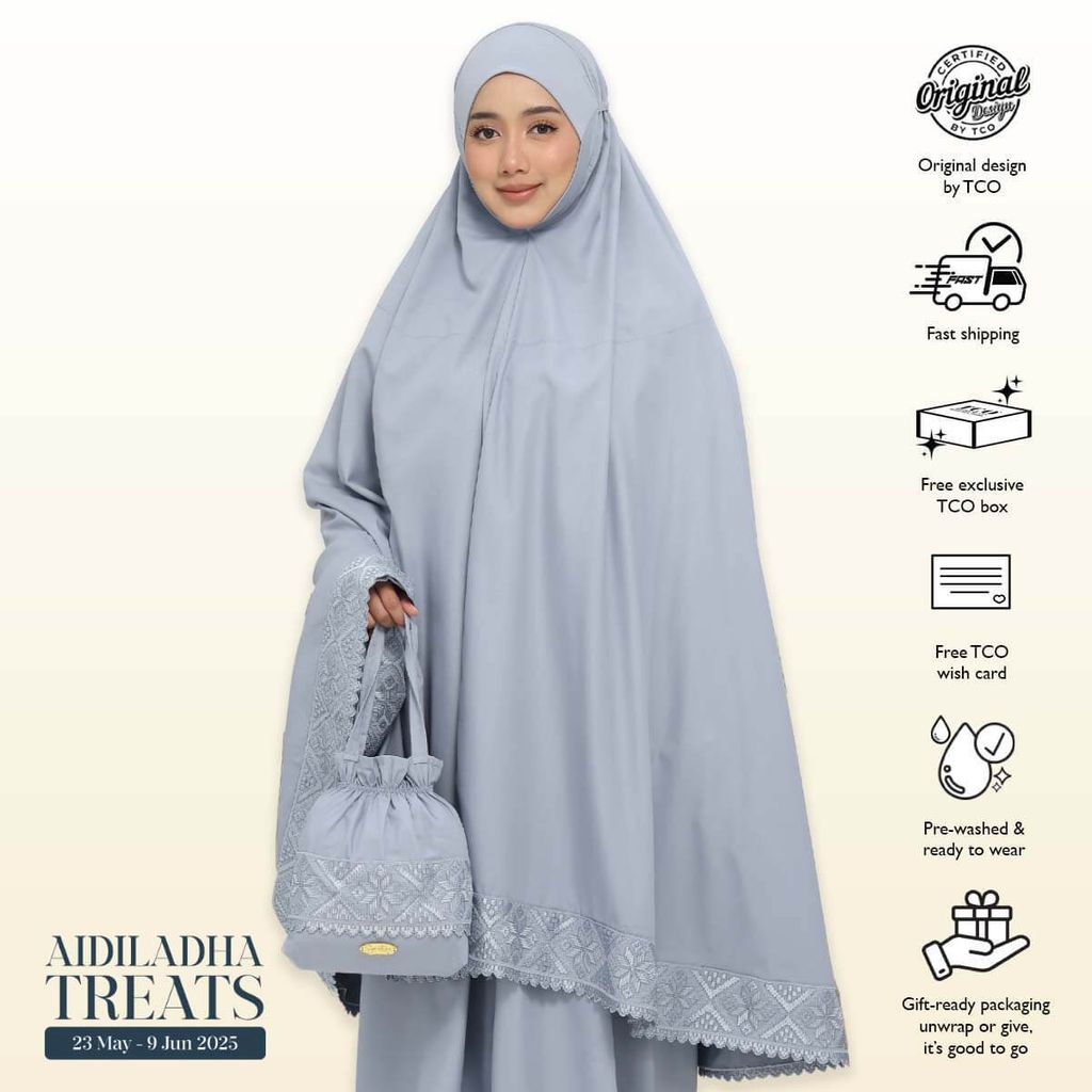 03_Telekung TCO Signature Tatreez Grayish Blue