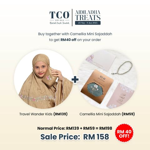 Telekung Travel Wander Kids by TCO - IG Post