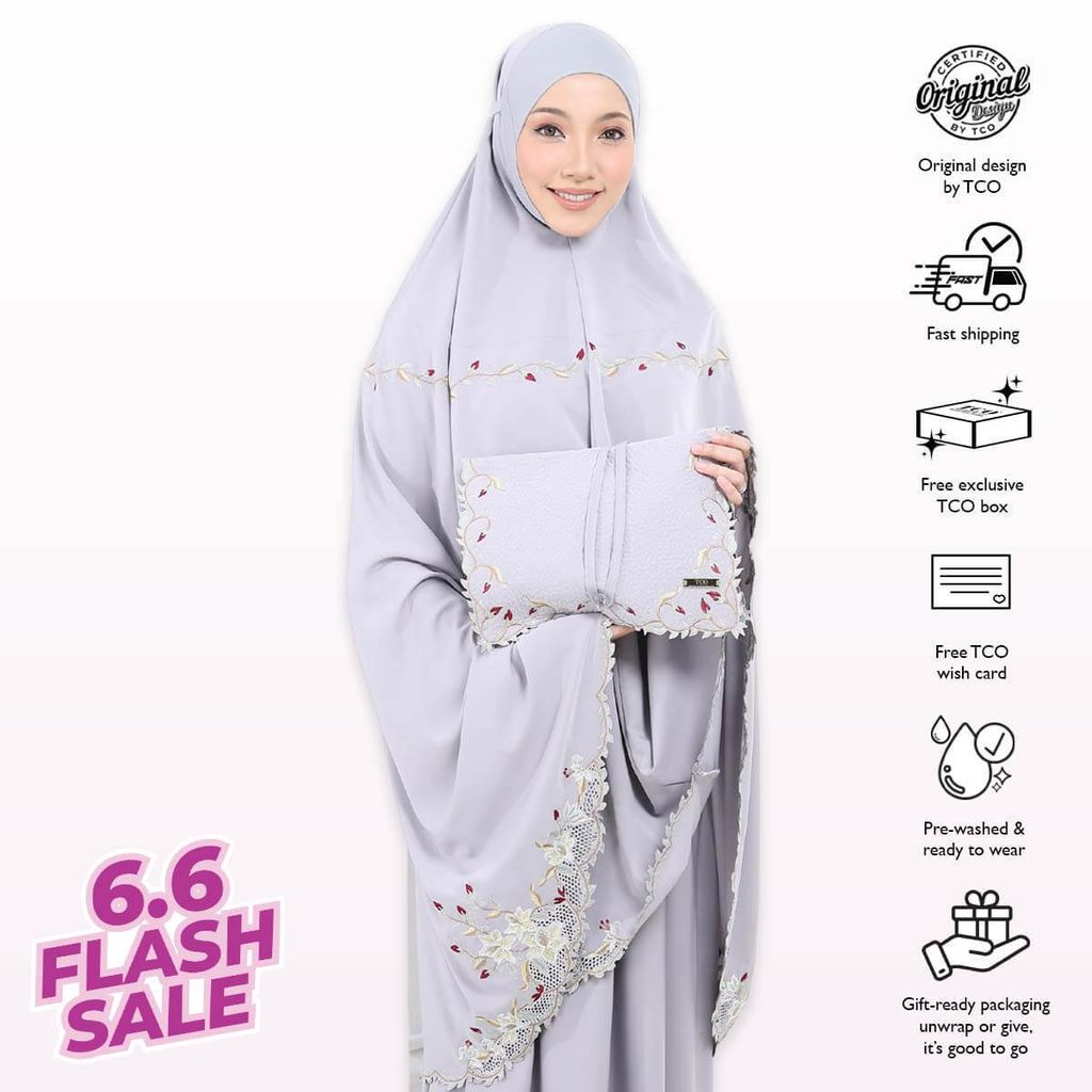 04_Telekung TCO Lily Luxe Gray Lilac