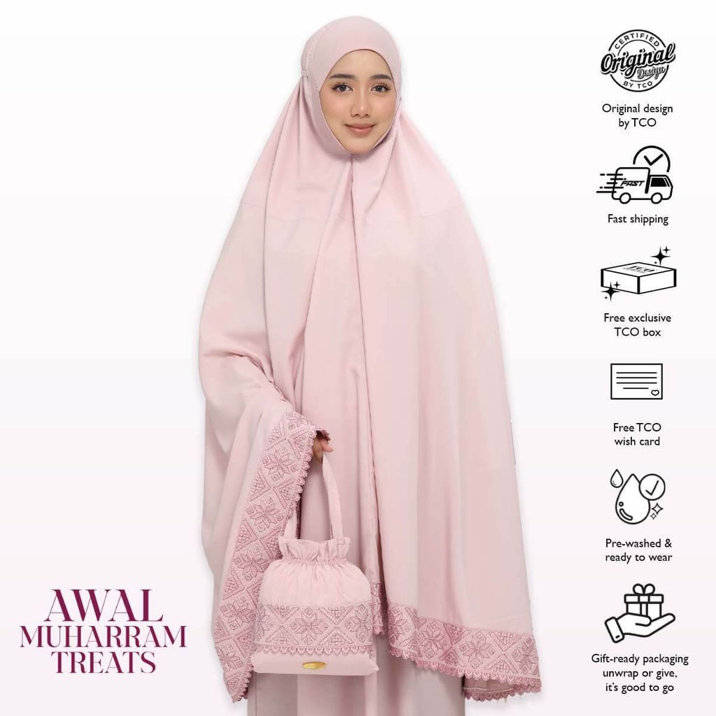 04_Telekung TCO Signature Tatreez Blush Rose