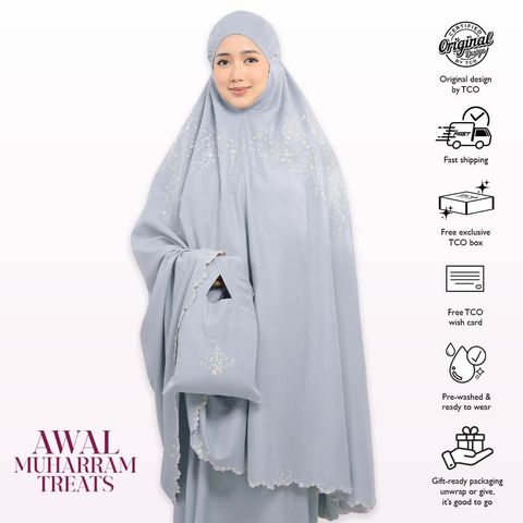 04_Telekung TCO Melor Smoke Gray