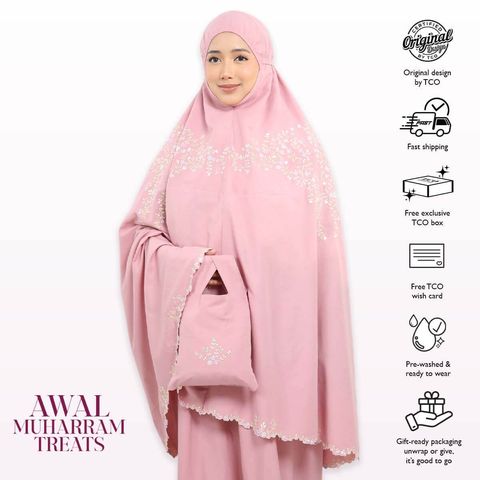 02_Telekung TCO Melor Dusty Pink