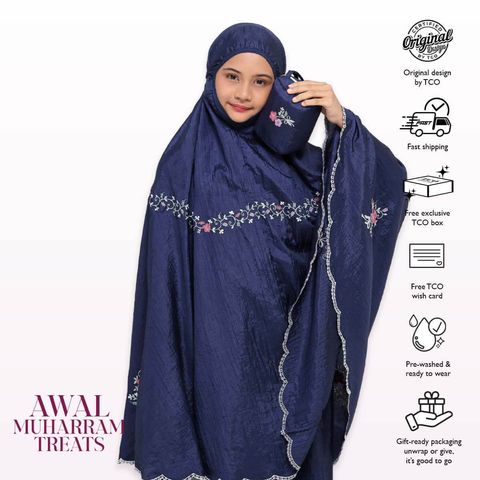02_Telekung TCO Travel Wander Kids Navy Blue