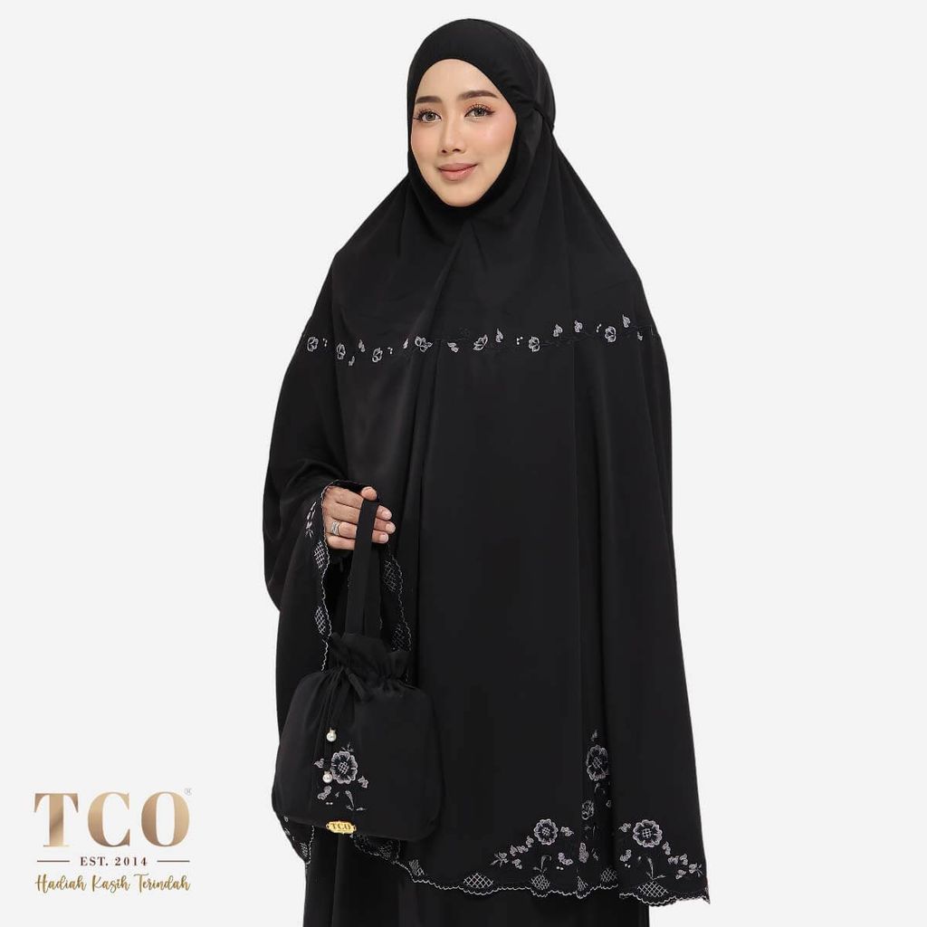 01_Telekung TCO Windy Luxe Jet Black