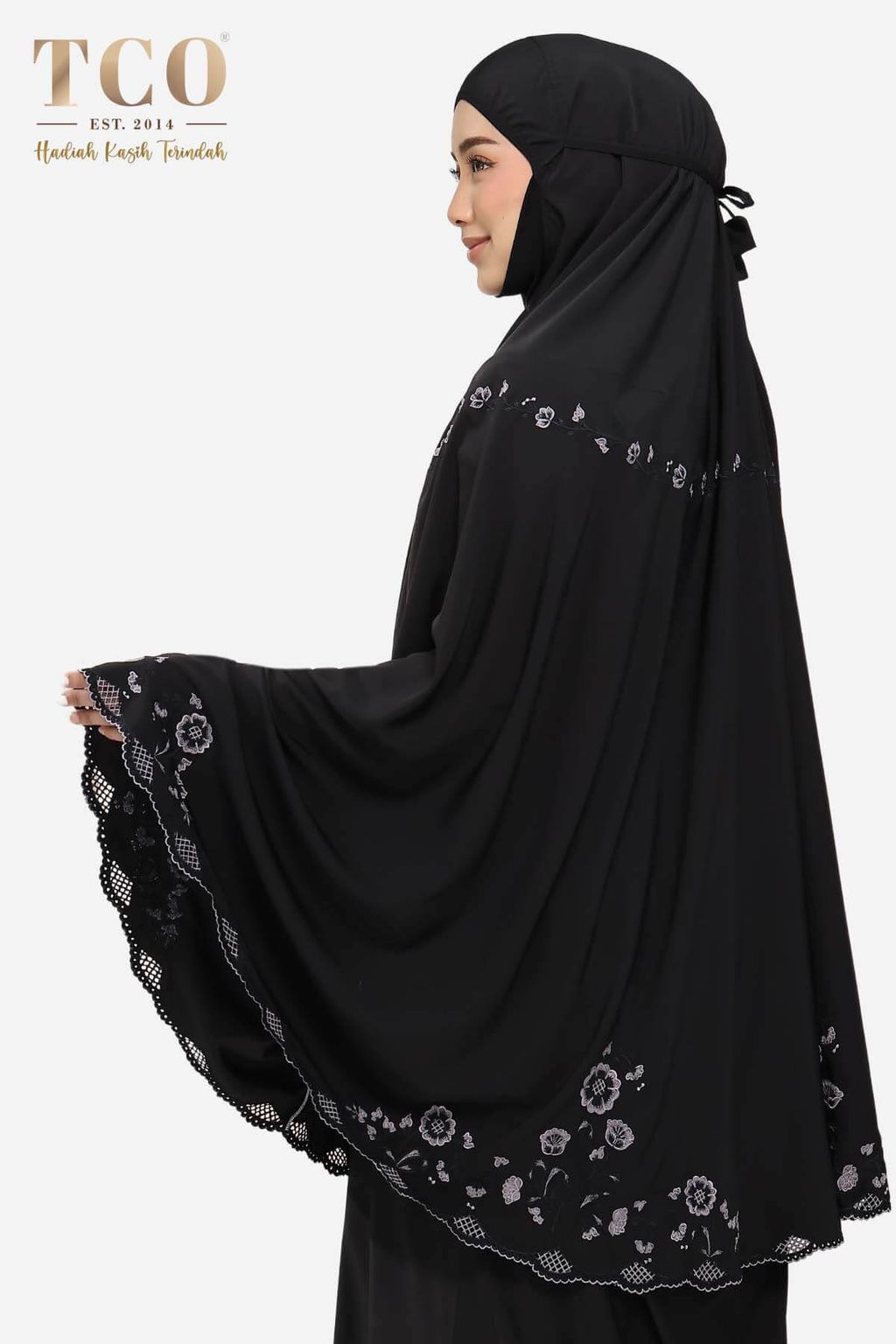 03_Telekung TCO Windy Luxe Jet Black