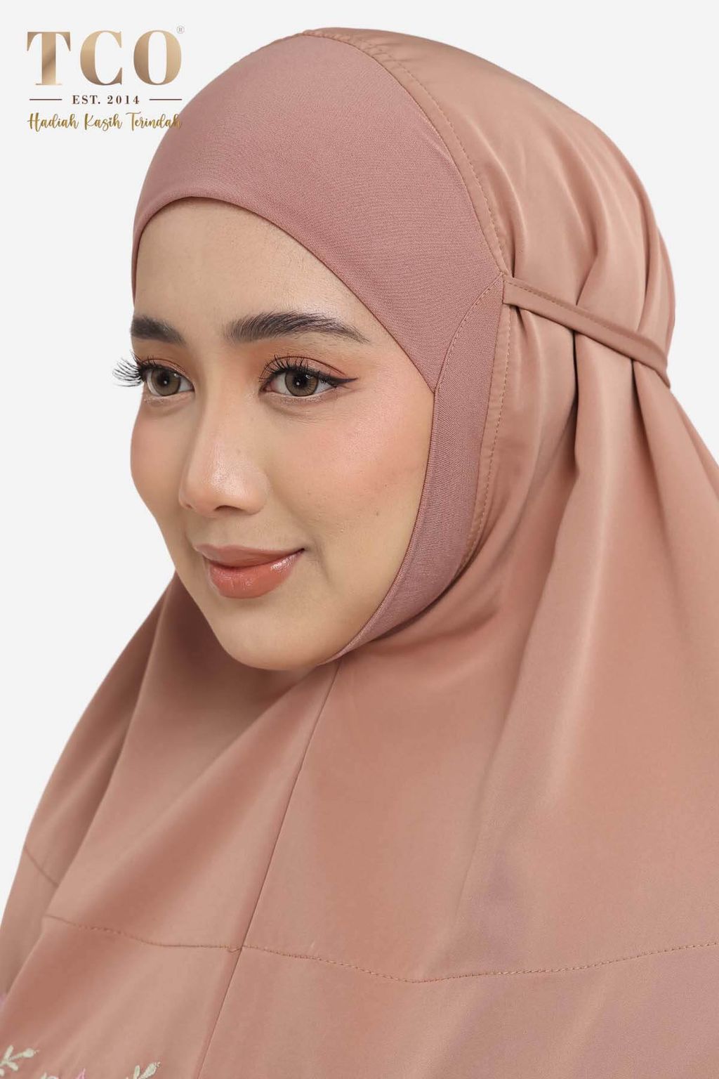 04_Telekung TCO Blossom Luxe Burnt Brick
