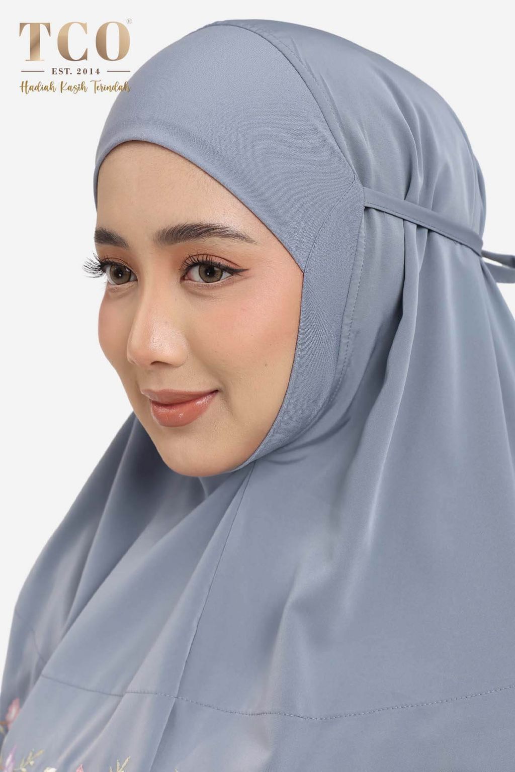 04_Telekung TCO Blossom Luxe Icy Gray