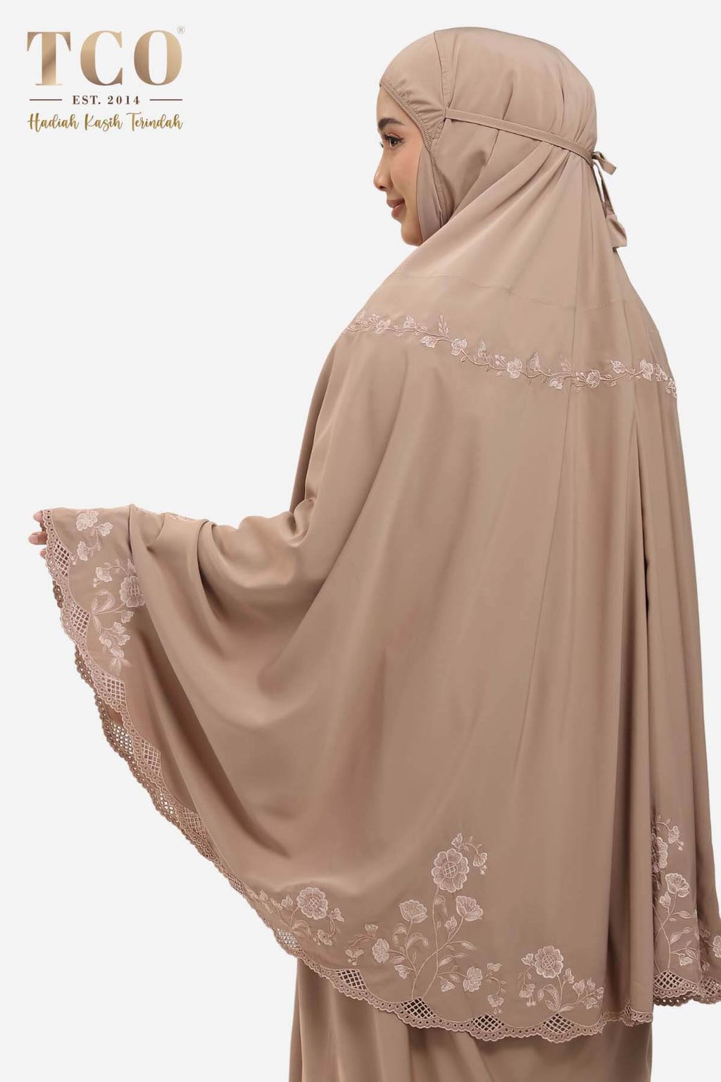 03_Telekung TCO Windy Luxe Coco Mocha