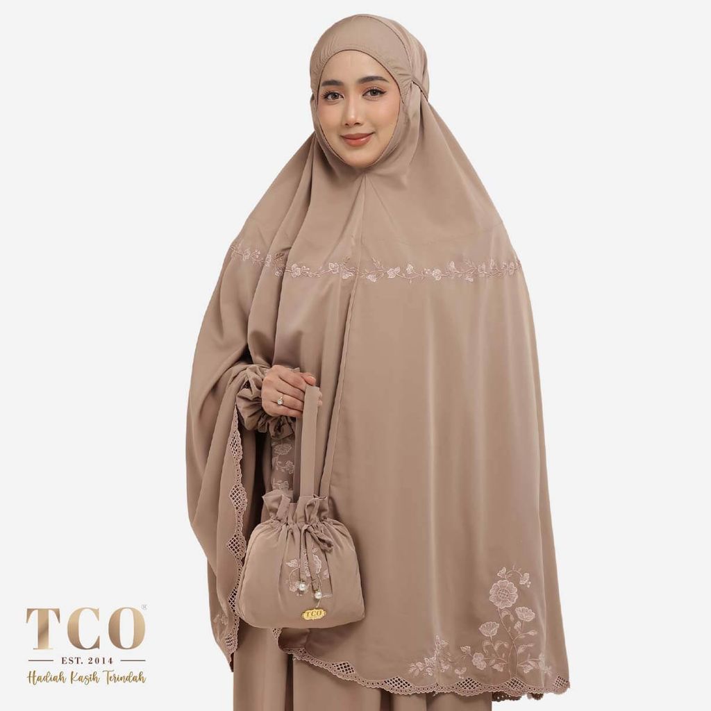 01_Telekung TCO Windy Luxe Coco Mocha