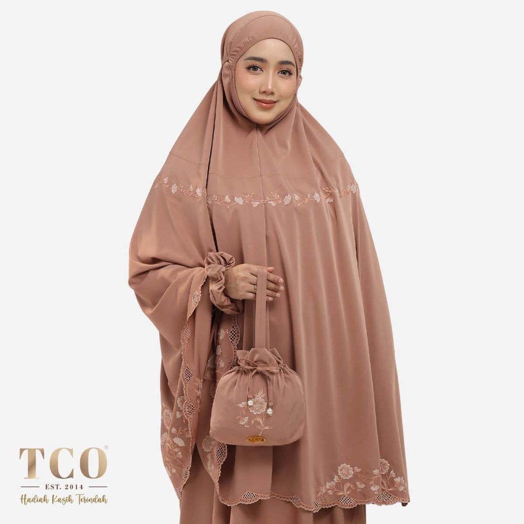 01_Telekung TCO Windy Luxe Burnt Brick