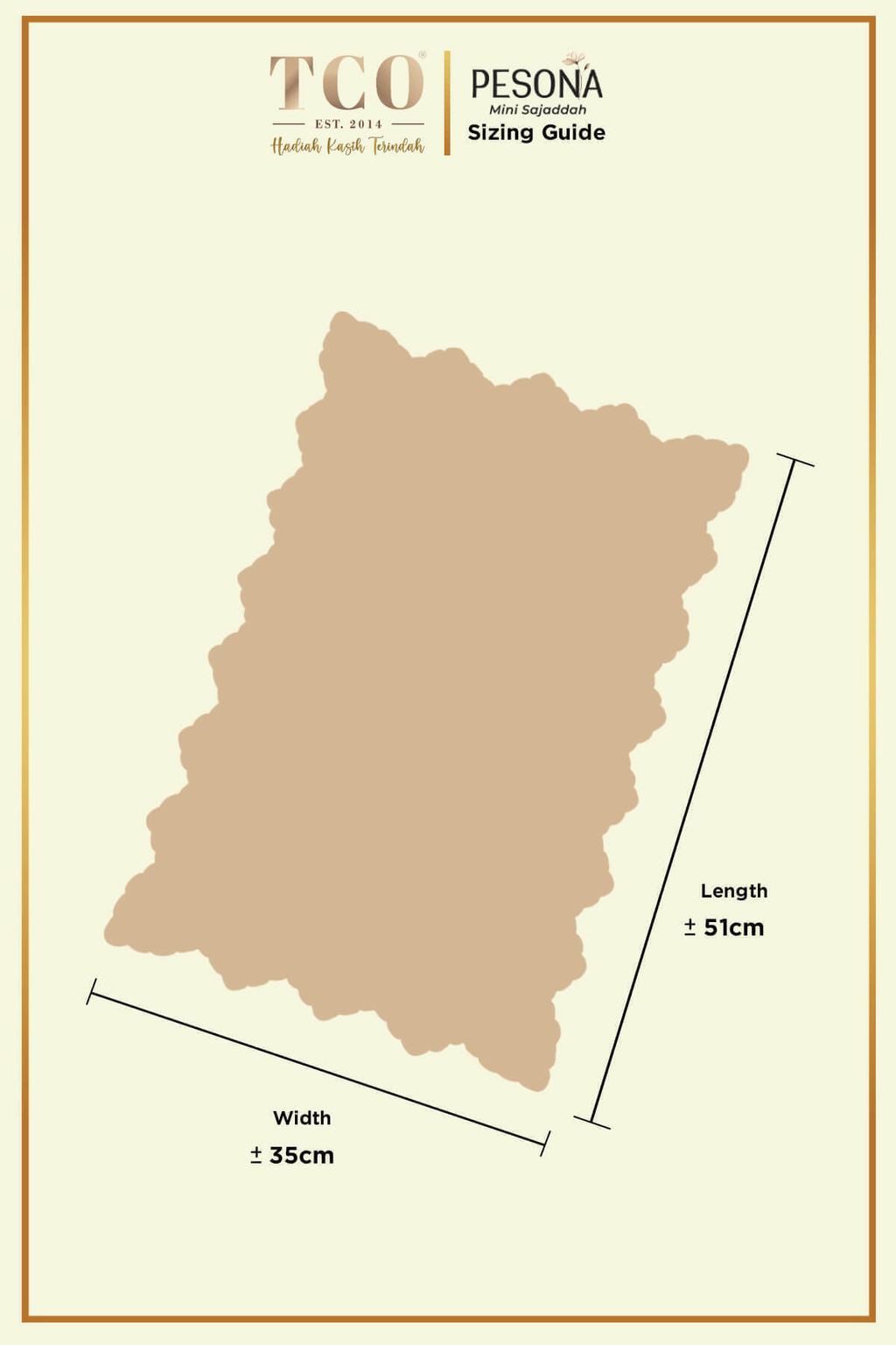 Pesona Mini Sajaddah by TCO - Sizing Guide (1)