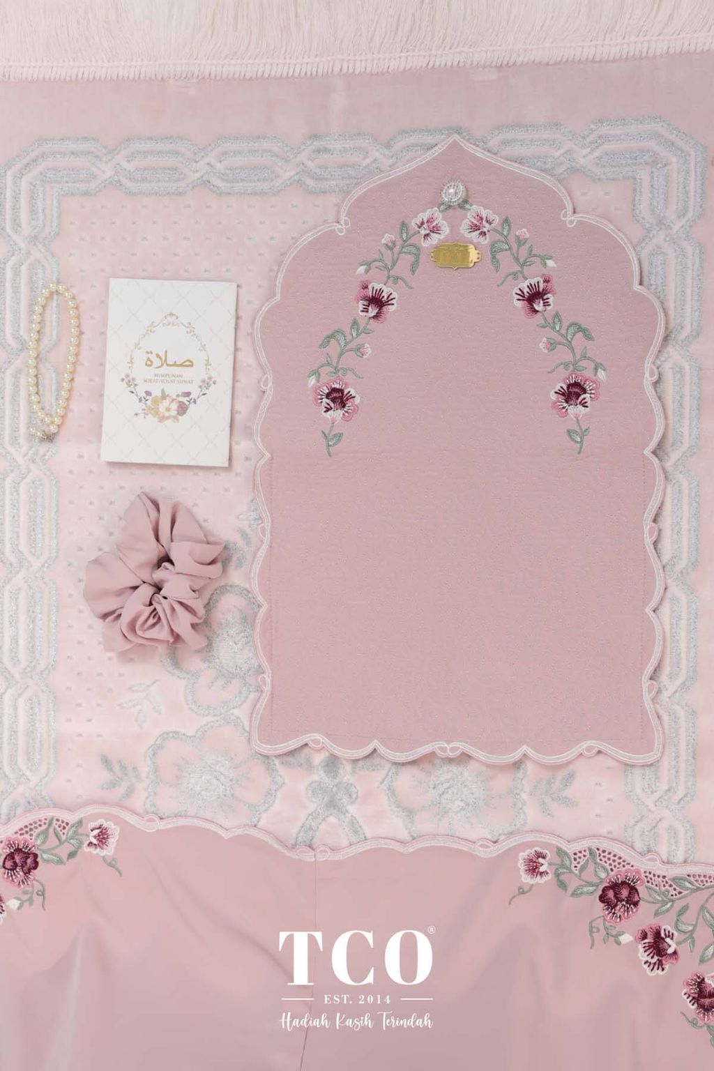 07_Telekung TCO Mekar Luxe Dusty Rose