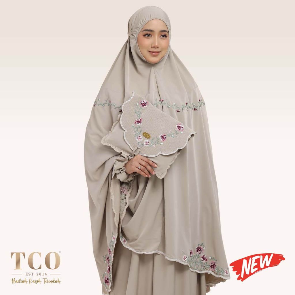 01_Telekung TCO Mekar Luxe Hazel Wood New