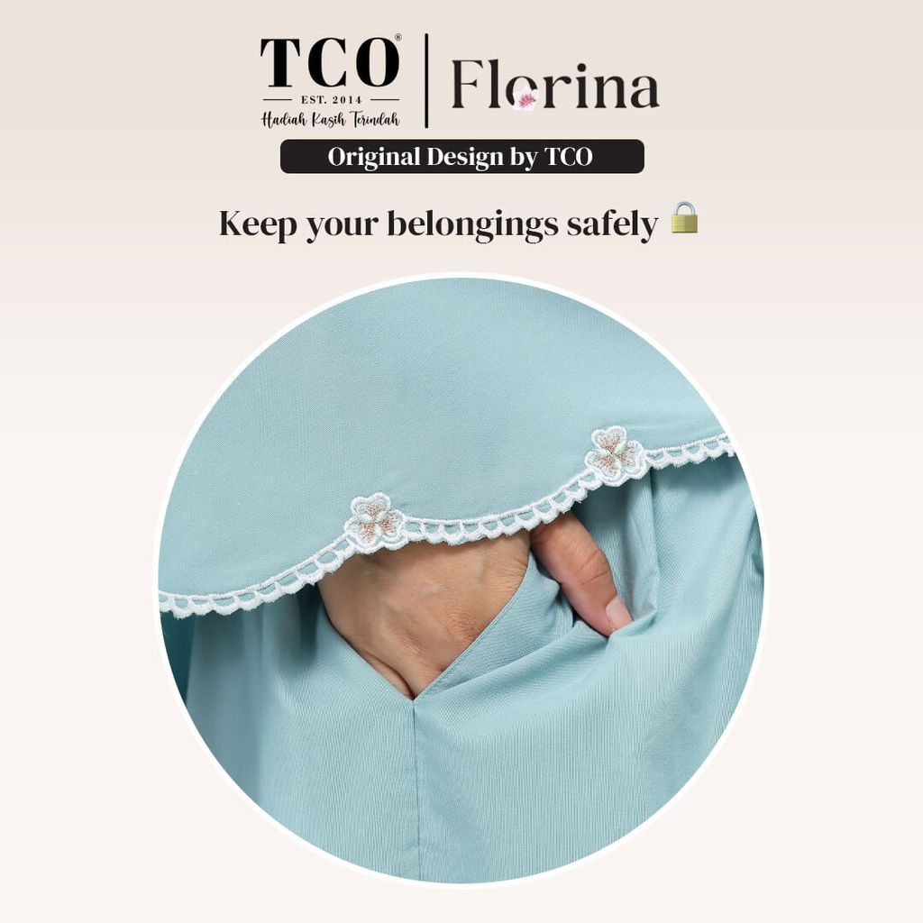 02_Telekung Florina by TCO - Comes with side pocket