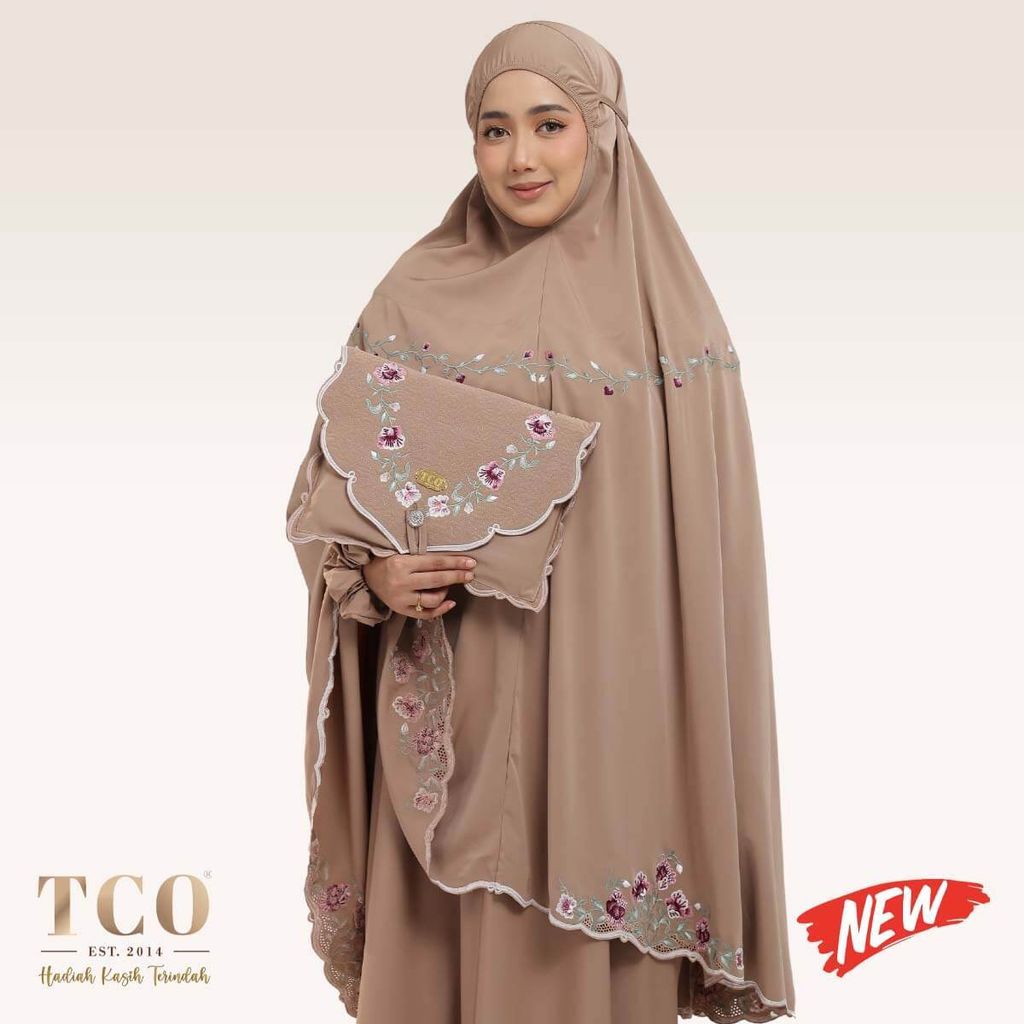 01_Telekung TCO Mekar Luxe Coco Mocha New
