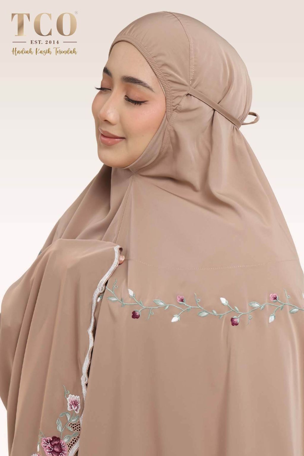 02_Telekung TCO Mekar Luxe Coco Mocha