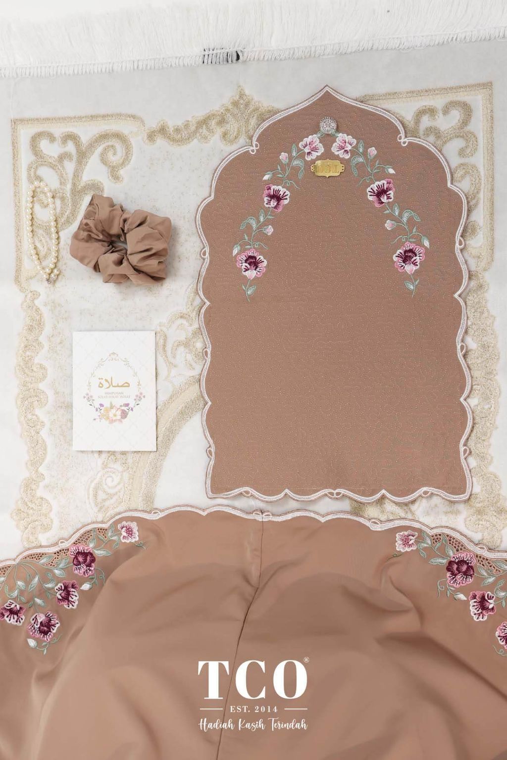 07_Telekung TCO Mekar Luxe Coco Mocha