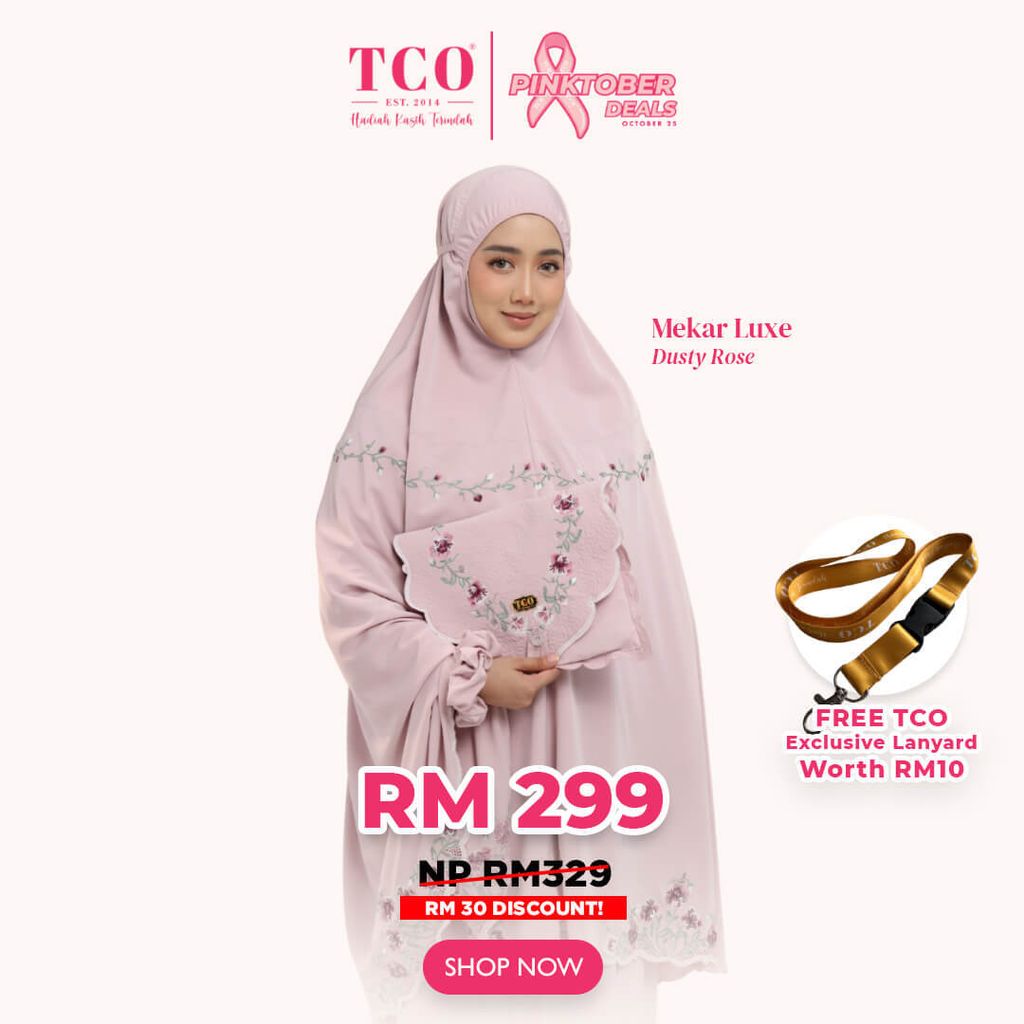 Telekung Mekar Luxe by TCO - IG Post