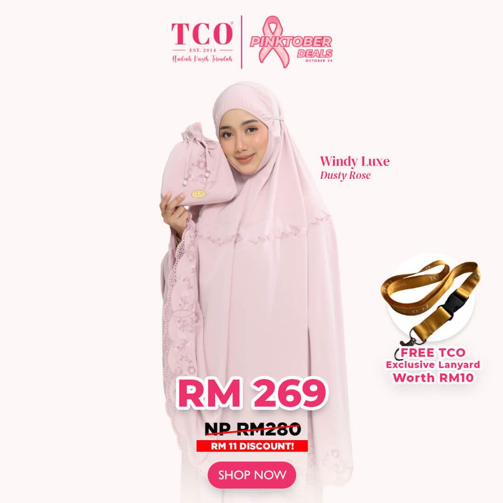 Telekung Windy Luxe by TCO - IG Post