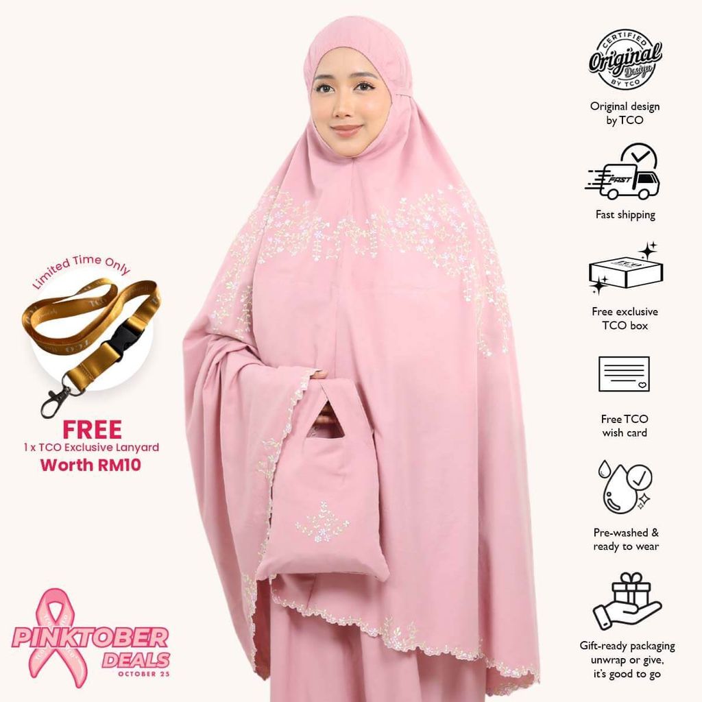 11_Telekung TCO Melor Dusty Pink