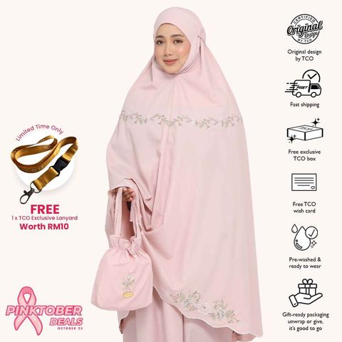 05_Telekung TCO Signature Camellia Blush Rose