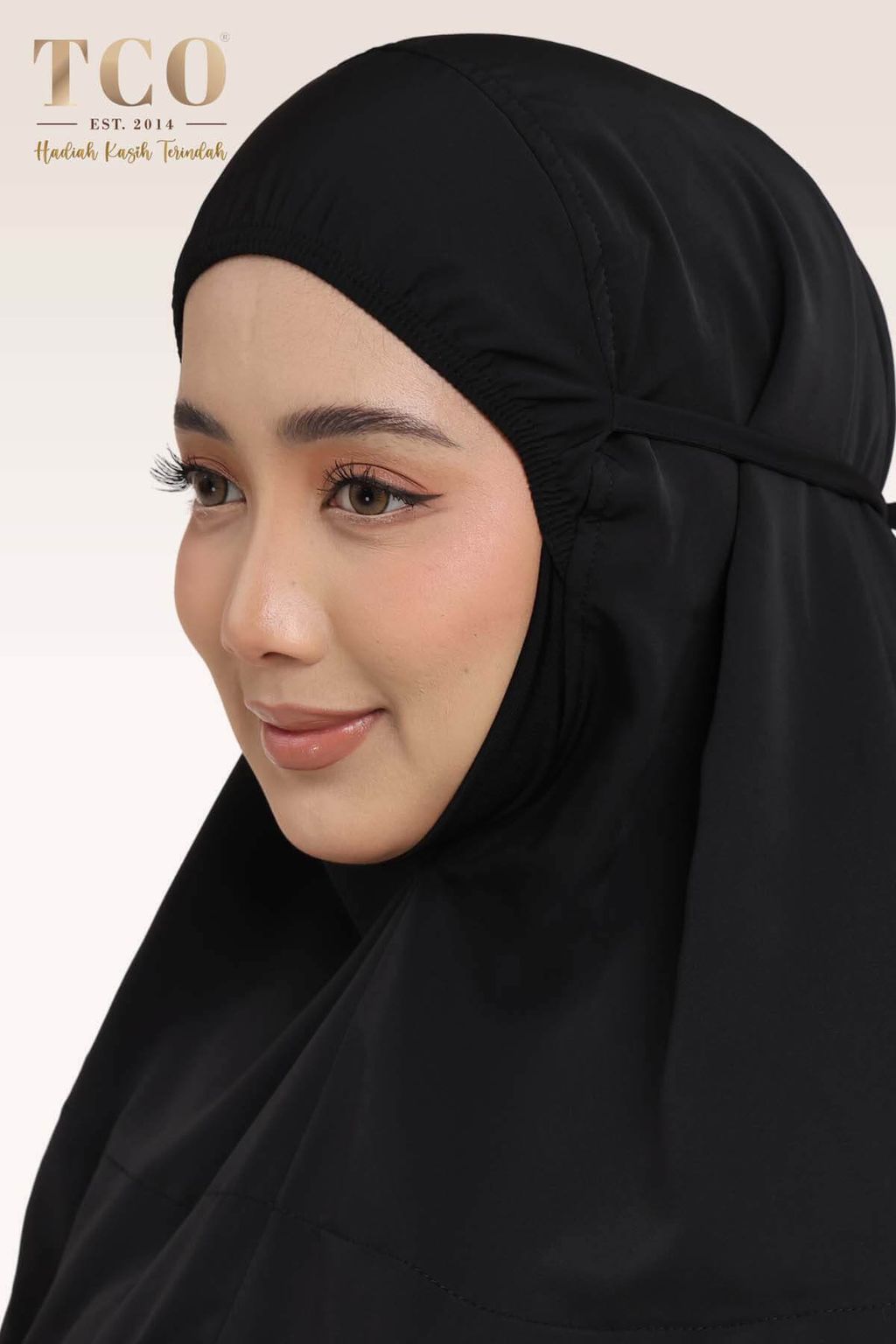 04_Telekung TCO Mekar Luxe Jet Black