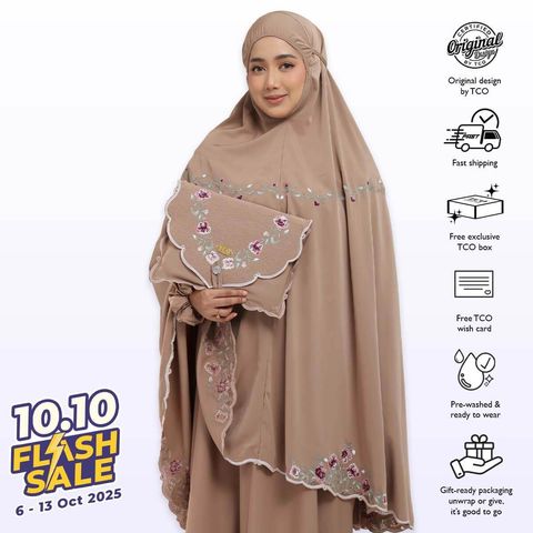 02_Telekung TCO Mekar Luxe Coco Mocha