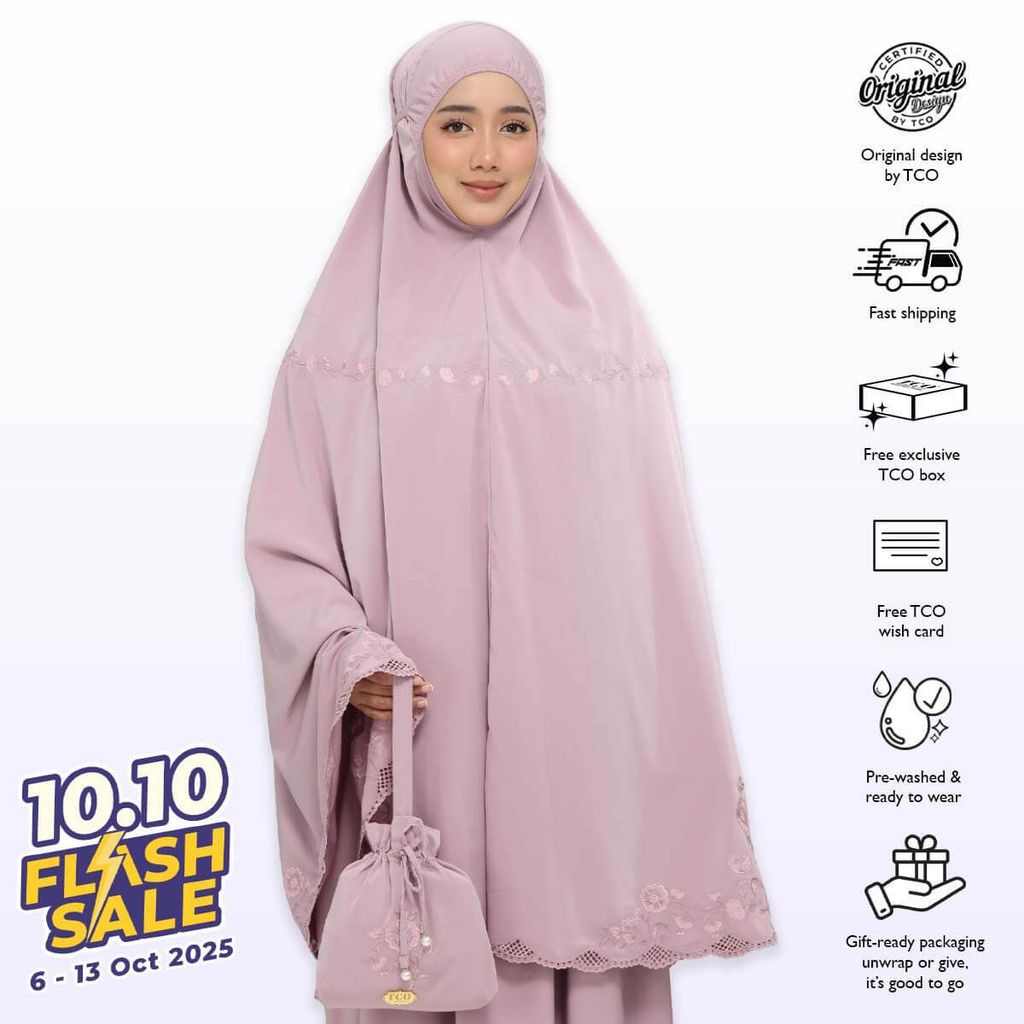 06_Telekung TCO Windy Luxe Dusty Mauve