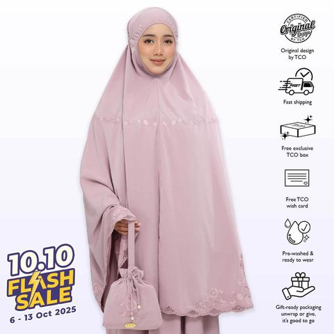 06_Telekung TCO Windy Luxe Dusty Mauve