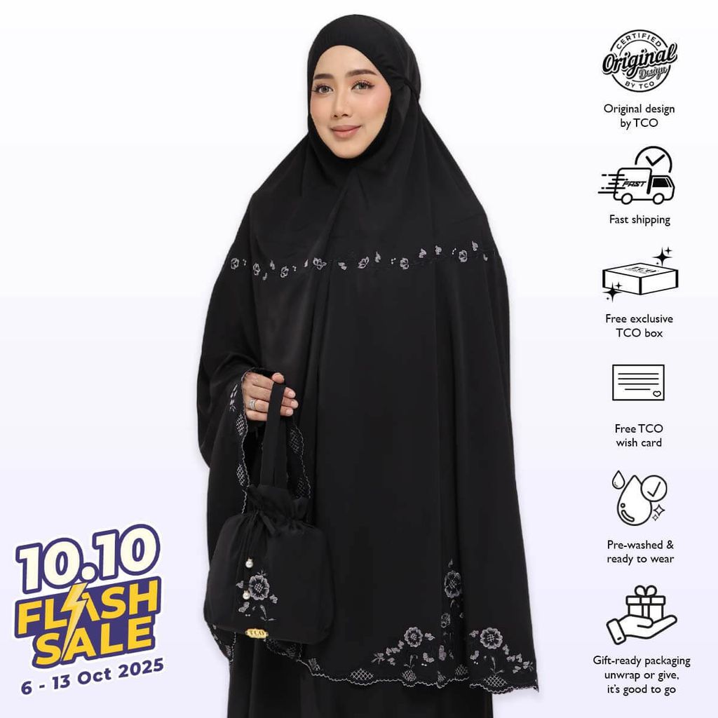 05_Telekung TCO Windy Luxe Jet Black
