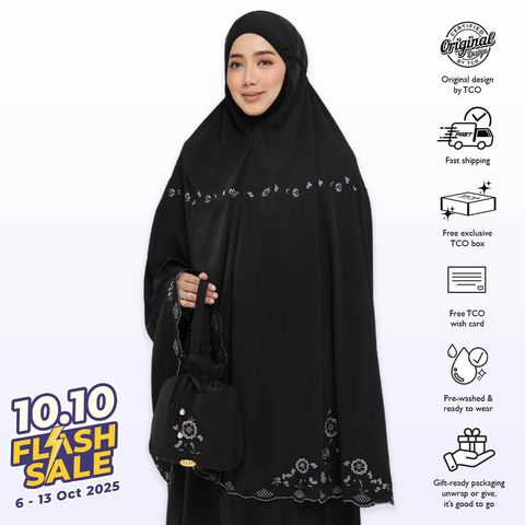05_Telekung TCO Windy Luxe Jet Black